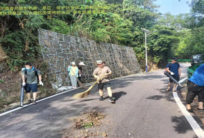 茶陵云阳国家森林公园管理局组织景区火灾隐患清除专项行动掠影